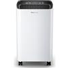 Pro Breeze Deumidificatore a compressore 12L con serbatoio dell'acqua da 2L, asciugatura della biancheria e sensore di umidità - Rimuovi muffa portatile timer 24H per umidità, muffa nera e condensa