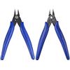 XINMEIWEN 2 tagliafili elettronici di precisione taglierina a filo mini pinze da taglio per esigenze di taglio ultra-fine (blu)