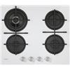 Candy CVG6BR4WTW Piano Cottura da Incasso a Gas 4 Fuochi 60 Cm Vetro temperato Bianco