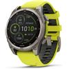 GARMIN FENIX 8 SOLAR 47MM BARE TI GRAP AMP YELLOW