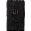 Wilson OSFA - Bracciali extra larghi, da uomo, nero/nero