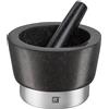 ZWILLING Mortaio e pestello per spezie, Altezza: 10 cm, Ø 11 cm, Granito, Nero