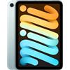 Apple iPad mini con chip A17 Pro: Progettato per Apple Intelligence, display Liquid Retina da 8,3'', 128GB, Wi Fi 6E + reti cellulari, fotocamera da 12MP, un giorno intero di batteria- Azzurro