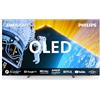 Philips TV Philips Ambilight 77OLED819 4K OLED Smart TV - Display 77'' con P5 AI Perfect Picture Ultra HD Google TV Dolby Vision e Dolby Atmos Sound, Funziona con Alexa e Google Assistant - Cornice in metallo