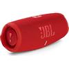 JBL Charge 5 Speaker Bluetooth Portatile, Cassa Altoparlante Wireless Resistente ad Acqua e Polvere IPX67, Powerbank integrato, USB, PartyBoost, Bass Radiator, Fino a 20h di Autonomia, Rosso