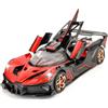 TGRCM-CZ 1/32 Bugatti Bolide Sport Modello Auto, Lega di Zinco Pull Back Giocattolo Auto con Suono e Luce per Bambini Ragazzi Ragazzi Ragazze Regalo (Rosso)