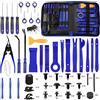 Hochferr 250 Pezzi Kit Smontaggio Pannelli Auto Attrezzi Auto Strumento di Rimozione Auto Cunei di Plastica Leve Kit di Installazione Strumenti per Smontare Pannello Interno Auto Radio (Blu)