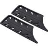 PATIKIL Plastica Sicurezza Coltello Copertura Guaine per 7 Nakiri Coltello, 2pz ColtelliBordo Protezione Protezione Universale Coltello Fodero per Cucina, Nero