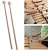 Bacchette per marimba da 2 pezzi Testa in gomma Glockenspiel Bacchette in