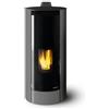 PALAZZETTI Stufa a pellet Ecofire Melita 8kW metallo grigio chiaro Palazzetti 805806482 [05131000]