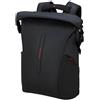 SAMSONITE ZAINO PORTA PC, ECODIVER NERO, L RollTop - 49x38x15 cm, kg 1