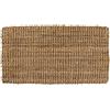 4All Zerbino in juta e fibra di cocco, resistente, per uso esterno, zerbino naturale antiscivolo, intrappola lo sporco, ecologico (40x70 cm, confezione da 1)
