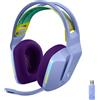 Logitech G G733 Wireless Headset Cuffia Padiglione auricolare Lillà