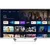 SABA SA43K77A11 TV 109,2 cm (43") 4K Ultra HD Smart TV Wi-Fi Nero, Argento