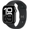 Apple Watch Series 10 Serie 10 GPS 46mm Cassa in Alluminio color Jet Black con N