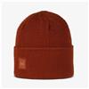 Buff Crossknit beanie, Solid cinnamon