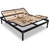 EvergreenWeb Rete ELETTRICA a Doghe in Legno Taglie Forti XXL 90x195 cm