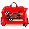 Disney Valigia per bambini 2 ruote multidirezionali Lightning Mcqueen Rossa
