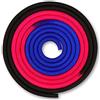 DRUNA Funne per Ginnastica Ritmica INDIGO 3 m (Rosso-Nero)