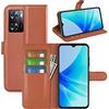 BOCTECH Cover per OPPO A57S / A57 4G, Custodia a Libro Portafoglio in Pelle PU e Silione Morbido con Porta Carte, Magnetica e Supporto Flip Case Antiurto per OPPO A57S / A57 4G, Marrone