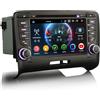 Erisin Android 13 8-Core 4GB+64GB Autoradio GPS Navigatore per AUDI TT MK2 7 pollici Lettore DVD IPS Schermo tattile Supporti Bluetooth 5.0 Senza fili CarPlay Android Auto WiFi DSP CANbus USB Radio