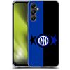 Head Case Designs Licenza Ufficiale Inter Milan Nero & Blu IM 2Stars Custodia Cover in Morbido Gel Compatibile con Samsung Galaxy A05s