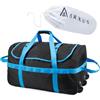 Arxus Pieghevole Borsone da Viaggio con Ruote, 85L Grande Borsa da Viaggio Valigia Bagaglio a Mano per Viaggio Sport Campeggio Fine Settimana Durante la Notte