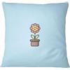 Bona Basics, Federa decorativa per cuscino, decorazione per la casa, per divano, caffetteria, dimensioni: 60 x 60 cm, colore: blu chiaro