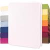 CelinaTex Lucina Baby Kids Lenzuolo Elasticizzato Lettino Letto per Bambini Cotone 60x120-70x140 cm Bianco Neve