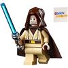 LEGO Star Wars: OBI Wan Kenobi Minifigura (Vecchio con Cappuccio)