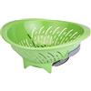 Avilia Scolapasta Multifunzionale - Colino Ideale per Pasta e Verdure, in Plastica, 27cm, Verde