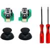 Generic Newwyt Gamepad Joystick Sinistro e Destro Set di Pollici per Controller di Gioco WiiU Sostituzione Modulo sensore analogico 3D Parte di Riparazione ABS