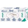 Guanto in lattice monouso non sterile con polvere naturex 626 classic misura small 100 pezzi