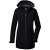 killtec Donna Parka softshell/giacca softshell con cappuccio con zip KOW 95 WMN SFTSHLL PRK, graumelange, 38, 41803-000