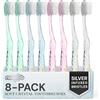 Nano-b Rainbow - Spazzolino da denti antibatterico Nano-b con setole impregnate argento