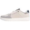 Tommy Hilfiger Uomo Sneakers Basketball Suede in Pelle Scamosciata, Beige (Grey Whisper), 41