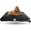 Ligo Tommy Elegance - Cuscino Materasso per Cani in tessuto Realizzato artigianalmente in Italia. Cuccia lettino Materassino per Cane Sfoderabile Lavabile.(S: 70 x 50 cm, SOFT CARBONE)