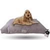 Ligo Tommy Elegance - Cuscino Materasso per Cani in tessuto Realizzato artigianalmente in Italia. Cuccia lettino Materassino per Cane Sfoderabile Lavabile.(M: 100 x 60 cm, SOFT ROSA)