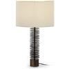 AlexandreHouse LAMPARA SOBREMESA 10X10X54 METAL MARRON SIN PANTALLA