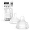 Suavinex, Confezione da 2 Tettarelle Simmetriche Sx Pro in Silicone, per Biberon Suavinex, Tettarella a Flusso Molto Denso (XL), per Alimenti e Cereali densi, +6 Mesi, con Valvola Anti-Colica, 2 Unità