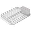 Brabantia Sink Side Scolapiatti con Scivolo, Alluminio, Light Grey, 49.2 x 38.6 x 14.2 cm