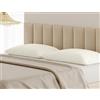 BANZAII TEXTILE INNOVATOR ONLINE Banzaii Coppia Federe per Cuscini Letto 100% Puro Cotone Traspirante, Anti Acaro, Alta Qualità 50x80 cm, Made in Italy, Panna