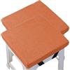 uyeoco Set di 4/2 Cuscino per sedia Ufficio con fibbia antiscivolo, quadrato 25/28/40/35/30/45/50cm, per sedie da Cucina，pranzo, sgabelli giardino，interni，casa，Soggiorno(L11,2PCS_30X30X3CM)
