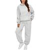 Generico Tuta Donna Invernale Calda Firmate Felpa Con Cappuccio E Jogging Pantaloni Set Sportivo Taglie Forti Leggera Tuta Due Pezzi Tute Da Corsa Palestra Completo Casa Morbida Completi Casual
