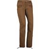 E9 - Pantalone Donna in Cotone per Palestra Arrampicata Onda Slim2 - Tobacco-XS