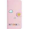 Nokverzy Custodia Cellulare Portafoglio per Samsung Galaxy S21 Ultra 5G(6.8) Cover Porta Carte Cavalletto Flip Cover Magnetica per Samsung Galaxy S21 Ultra 5G(6.8) Pelle Libro Cordini Gatti Rosa