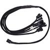 Phobya 0 Y-Cable 4Pin PWM to 6X 4Pin PWM 60cm - Black Cavi Cavi e adattatori per ventole