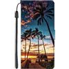 EuoDuo Compatibile con Xiaomi Redmi Note 11 Pro 5G Cover Libro con Disegni Custodia Portafoglio in PU Pelle Completa Protettiva Caso Magnetica Flip Wallet Case - Estate Spiaggia