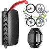 Housolution Supporto da Girevole per Biciclette, Gancio da Parete per Portabici Verticale, Ganci per il Garage, Supporti da Parete per Mountain Bike, Fino a 66 Libbre, Facile da Installare (1 Pezzi)