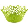 GIO'STYLE Giostyle Cestino Tondo in Plastica 100% Riciclabile, Verde